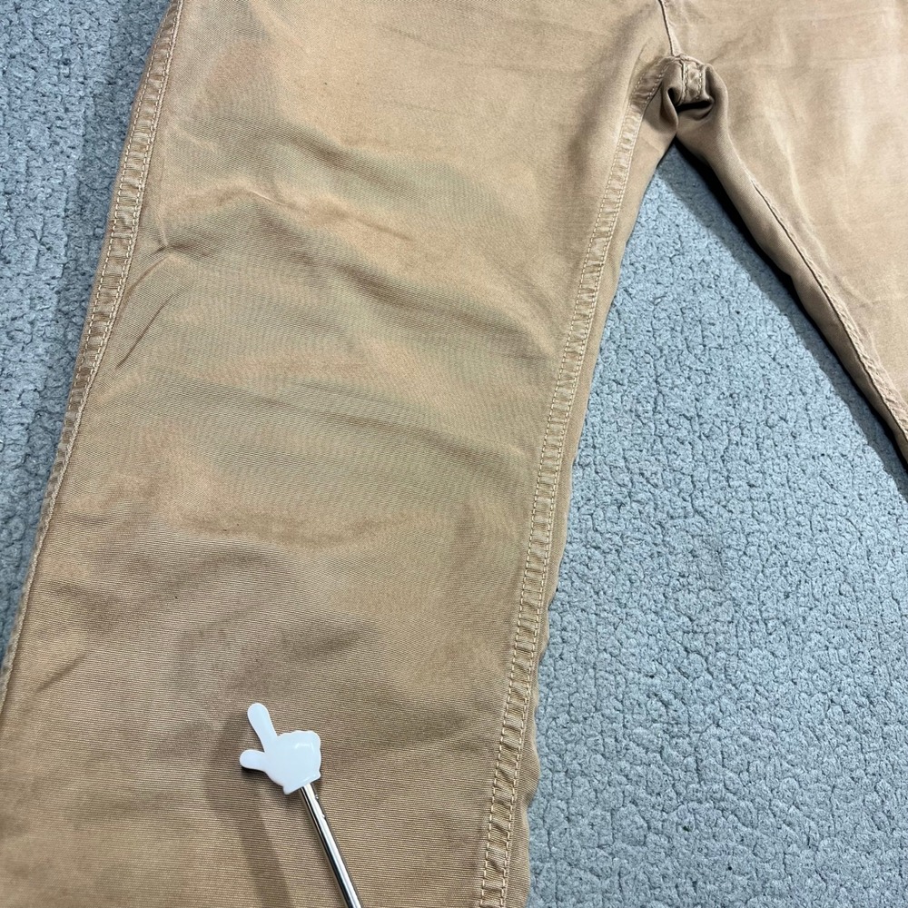 Apolis Global Citizen Pants Men 31 Straight Leg Cotton Canvas Tan Made in USA - Picture 4 of 14